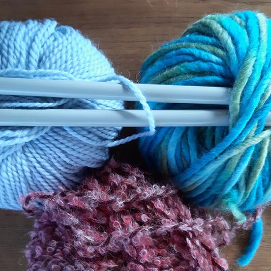 Strik og hygge. Foto: Lene Lund