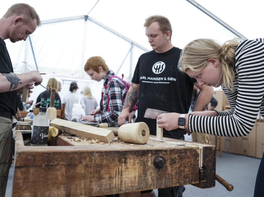 "The future is handmade". Foto: Klimafolkemoedet.dk