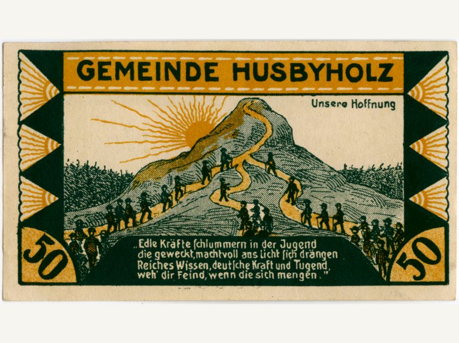 Tysk nødpengeseddel.