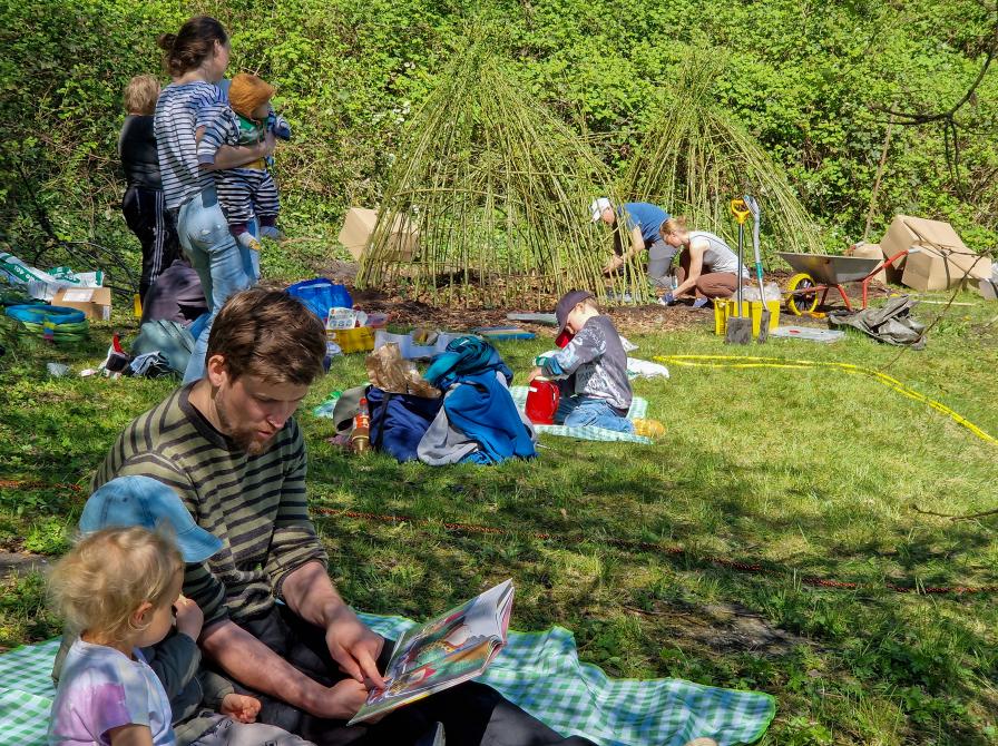 Havedag på Flensborg Bibliotek i foråret 2025